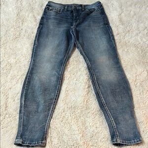 Maurices High Rise Super Skinny Jeans with Natural Fading